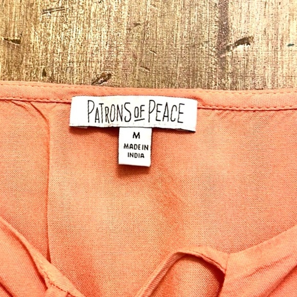 Patrons of Peace,Stunning Adrian Dress,Coral, Full, Hi-Low Twirlable,EUC,Size M - Picture 6 of 13